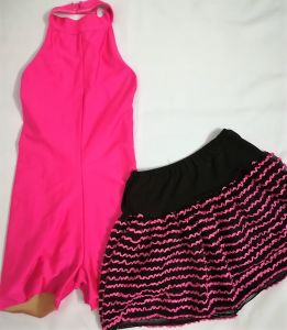 Kids Costumes to Hire - Halterneck leotard & skirt - GIRL